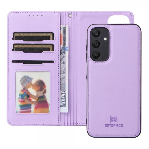 Betopnice Samsung Galaxy A25 -kotelo irrotettavalla kuorella 005 Violetti