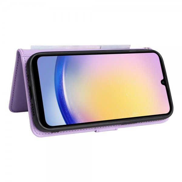 Betopnice Samsung Galaxy A25 -kotelo irrotettavalla kuorella 005 Violetti