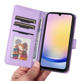 Betopnice Samsung Galaxy A25 -kotelo irrotettavalla kuorella 005 Violetti