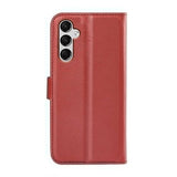 Samsung Galaxy A25 -kotelo jalustalla, ruskea