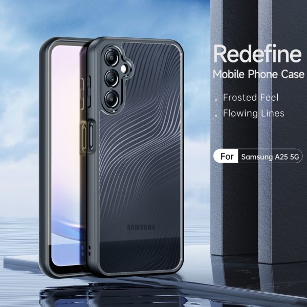 Dux Ducis Samsung Galaxy A25 Aimo -sarjan kuori, musta