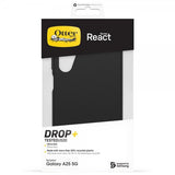 Otterbox Samsung Galaxy A25 React -suojakuori, musta