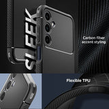 Spigen Samsung Galaxy A25 -suojakuori Rugged Armor Matte Black