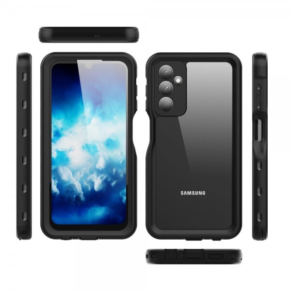 Redpepper Samsung Galaxy A25 -suojakuori, vedenkestävä IP68, musta