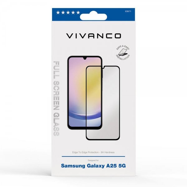 Vivanco Samsung Galaxy A25 Näytönsuoja Koko näyttö
