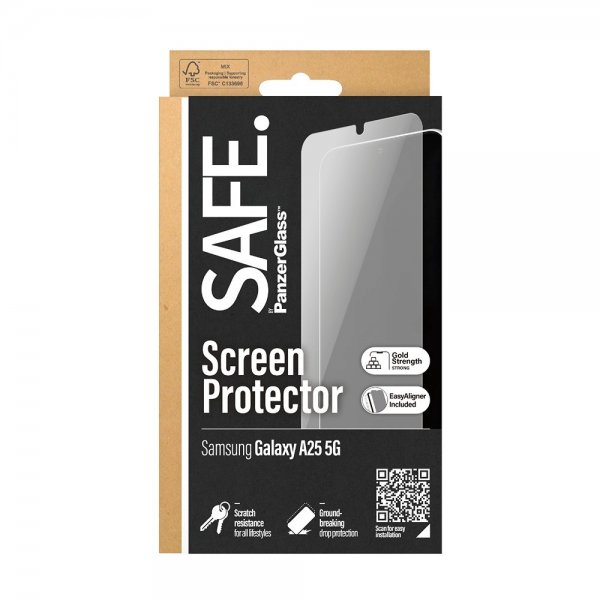 SAFE by PanzerGlass Samsung Galaxy A25 näytönsuoja Ultra-Wide Fit EasyAligner