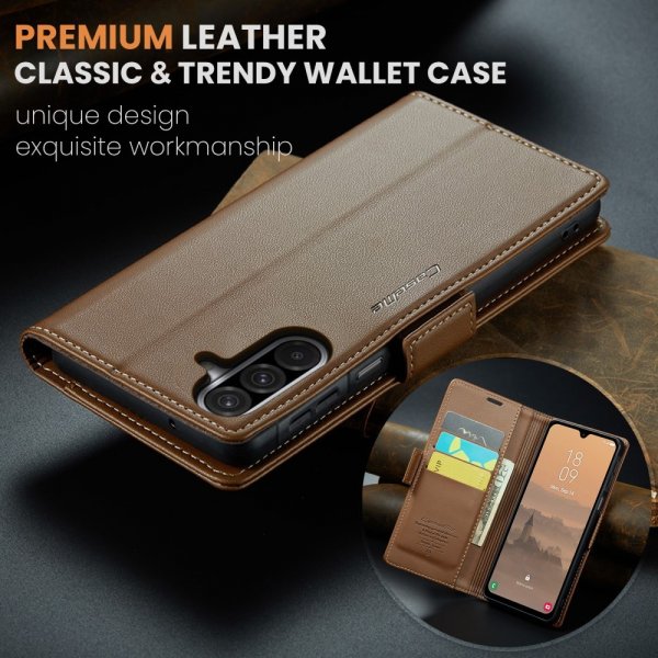 CaseMe Samsung Galaxy A26 Kotelo 023 Sarja Ruskea