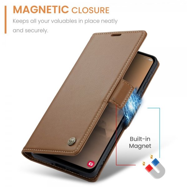 CaseMe Samsung Galaxy A26 Kotelo 023 Sarja Ruskea
