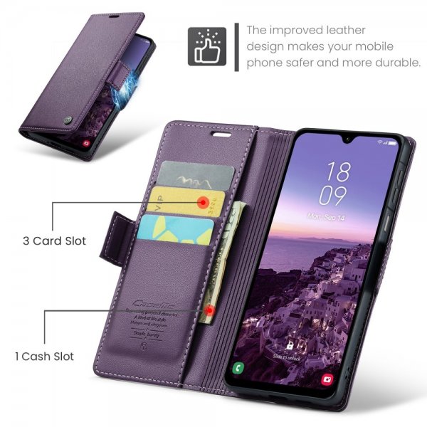 CaseMe Samsung Galaxy A26 suojakotelo 023-sarja violetti
