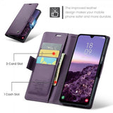 CaseMe Samsung Galaxy A26 suojakotelo 023-sarja violetti