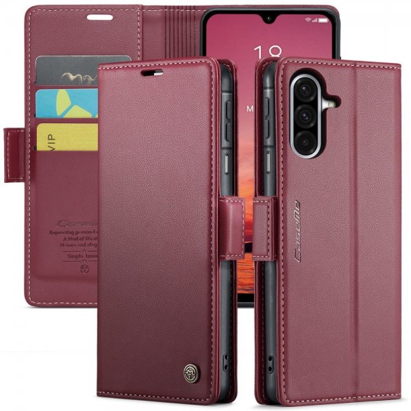CaseMe Samsung Galaxy A26 -suojakotelo, 023 Series, punainen