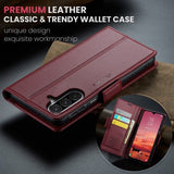 CaseMe Samsung Galaxy A26 -suojakotelo, 023 Series, punainen
