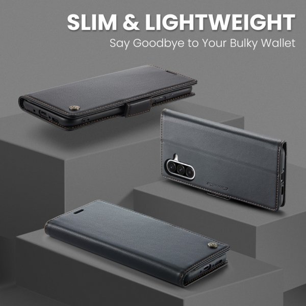 CaseMe Samsung Galaxy A26 Kotelo 023 Series Musta