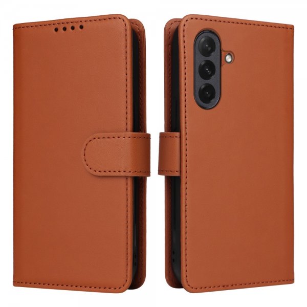 Betopnice Samsung Galaxy A26 Kotelo Irrotettavalla Kuorella 005 Ruskea