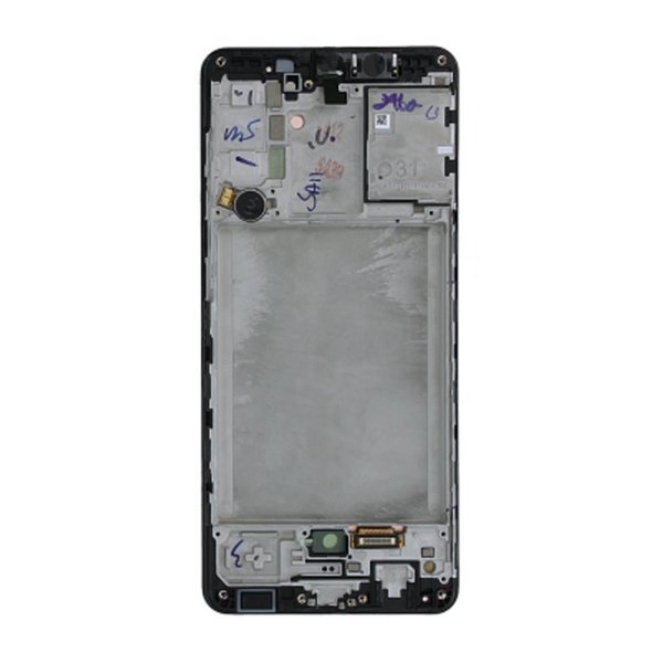 Samsung Galaxy A31 näyttö LCD-näytöllä Alkuperäinen - Musta