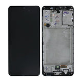 Samsung Galaxy A31 näyttö LCD-näytöllä Alkuperäinen - Musta