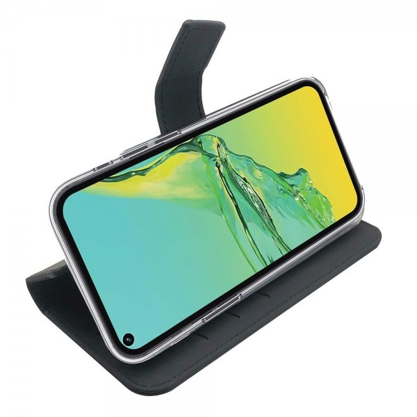 Celly Samsung Galaxy A32 5G -suojakotelo Wally Wallet Case, musta