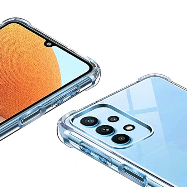 Rvelon Samsung Galaxy A32 5G Kuori Iskunkestävä Läpinäkyvä
