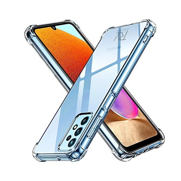 Rvelon Samsung Galaxy A32 5G Kuori Iskunkestävä Läpinäkyvä