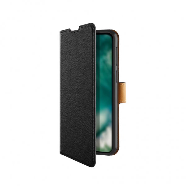 Xqisit Samsung Galaxy A32 5G Kotelo Slim Wallet Selection Musta