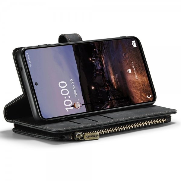 CaseMe Samsung Galaxy A33 5G -suojakotelo C30-sarja musta