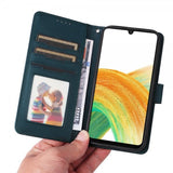Betopnice Samsung Galaxy A33 5G Kotelo irrotettavalla kuorella 005 Sininen