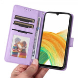 Betopnice Samsung Galaxy A33 5G Kotelo irrotettavalla kuorella 005 Lila