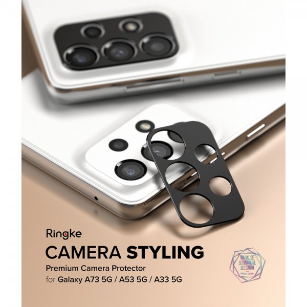Ringke Samsung Galaxy A33 5G/Galaxy A53 5G kameran suojus Camera Styling musta