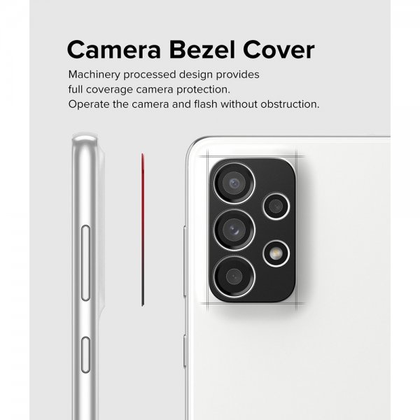 Ringke Samsung Galaxy A33 5G/Galaxy A53 5G kameran suojus Camera Styling musta
