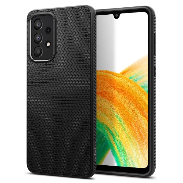 Spigen Samsung Galaxy A33 5G Kuori Liquid Air Mattamusta