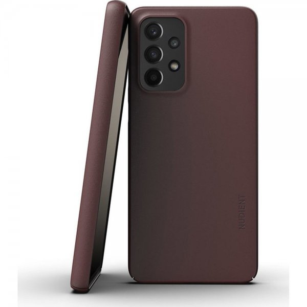 Nudient Samsung Galaxy A33 5G Kuori Thin Case V3 Sangria Red