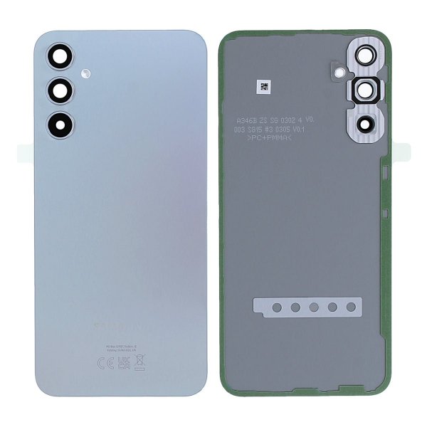 Samsung Galaxy A34 5G Alkuperäinen Takakansi - Hopea