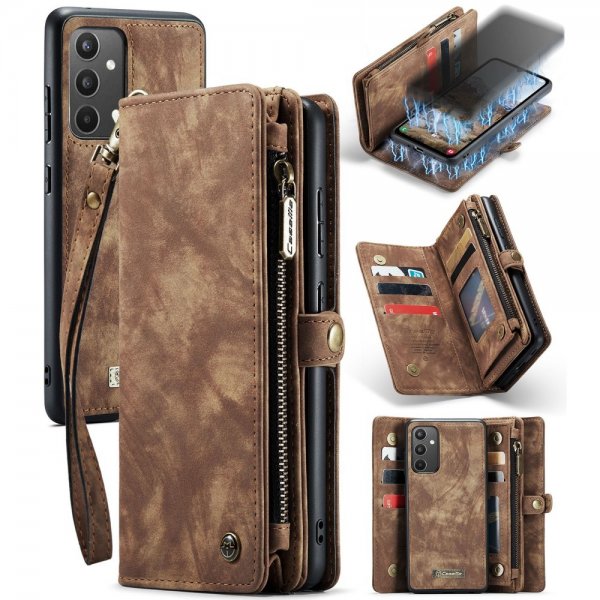 CaseMe Samsung Galaxy A34 5G -kotelo 008 Series Irrotettava kuori Ruskea