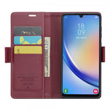 CaseMe Samsung Galaxy A34 5G -suojakotelo 023-sarja Punainen