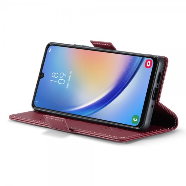 CaseMe Samsung Galaxy A34 5G -suojakotelo 023-sarja Punainen