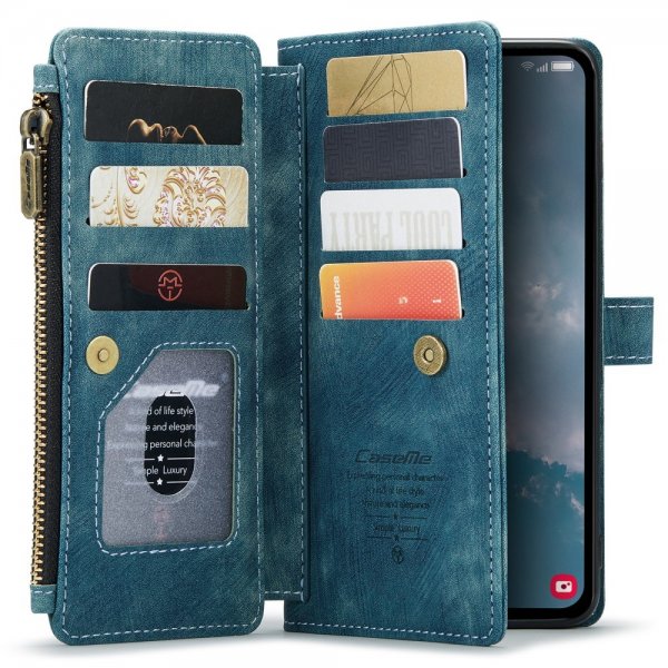 CaseMe Samsung Galaxy A34 5G -suojakotelo C30 Series Petrol