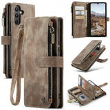 CaseMe Samsung Galaxy A34 5G -suojakotelo C30 Series, ruskea