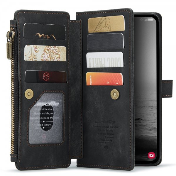 CaseMe Samsung Galaxy A34 5G Suojakuori C30 Series Musta