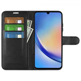 Nordic Covers Samsung Galaxy A34 5G Lompakkokotelo Litchi Raven Black