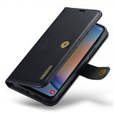 Dg.Ming Samsung Galaxy A34 5G Kotelo irrotettavalla kuorella, musta