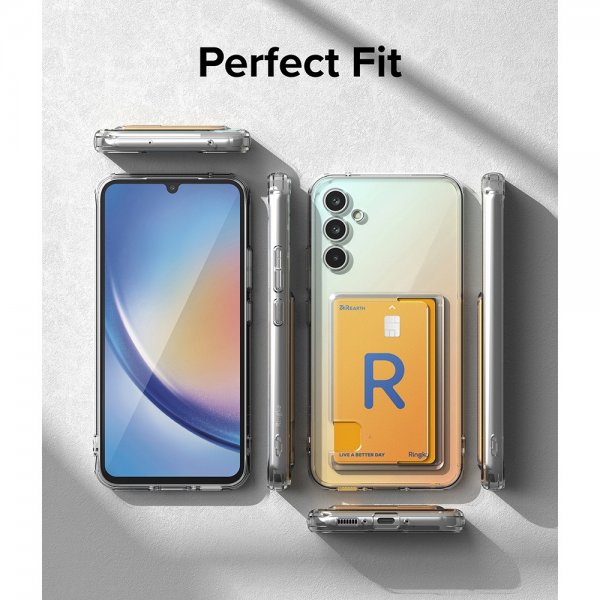Ringke Samsung Galaxy A34 5G Suojakuori Fusion Card Clear