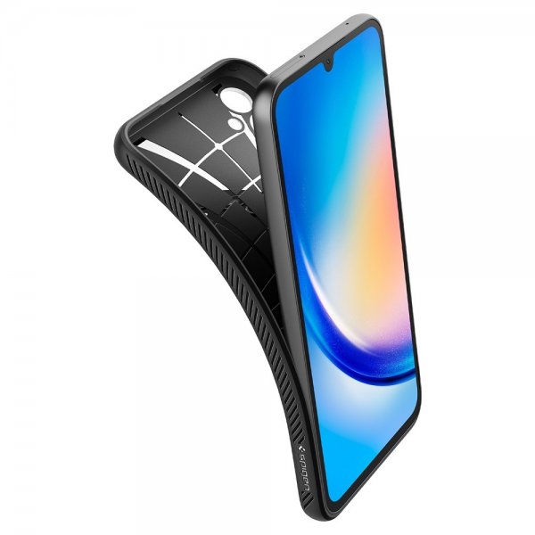 Spigen Samsung Galaxy A34 5G Liquid Air Matte Black -kuori