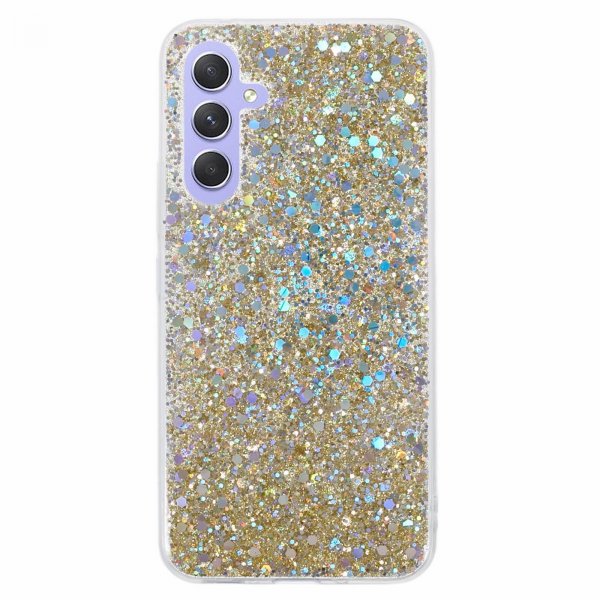 Nordic Covers Samsung Galaxy A34 5G kuori Sparkle Series Citrine Gold