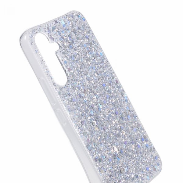 Nordic Covers Samsung Galaxy A34 5G kuori, Sparkle Series, Stardust Silver