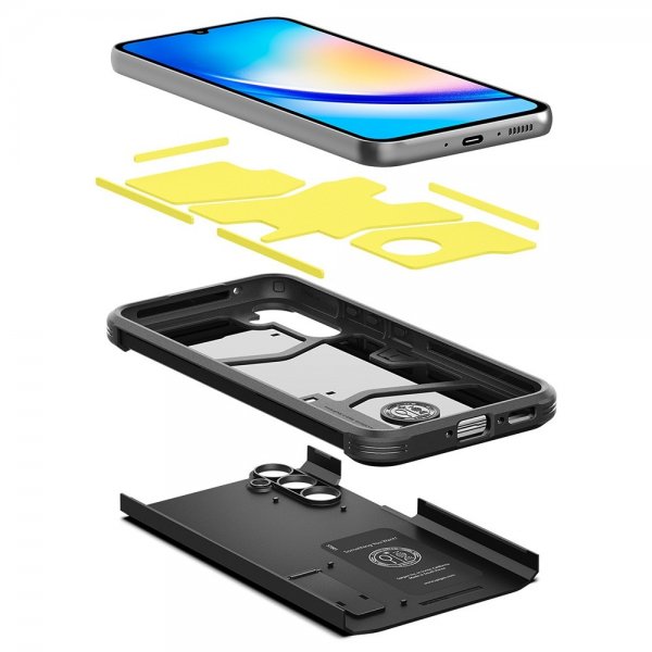 Spigen Samsung Galaxy A34 5G kuori Tough Armor musta
