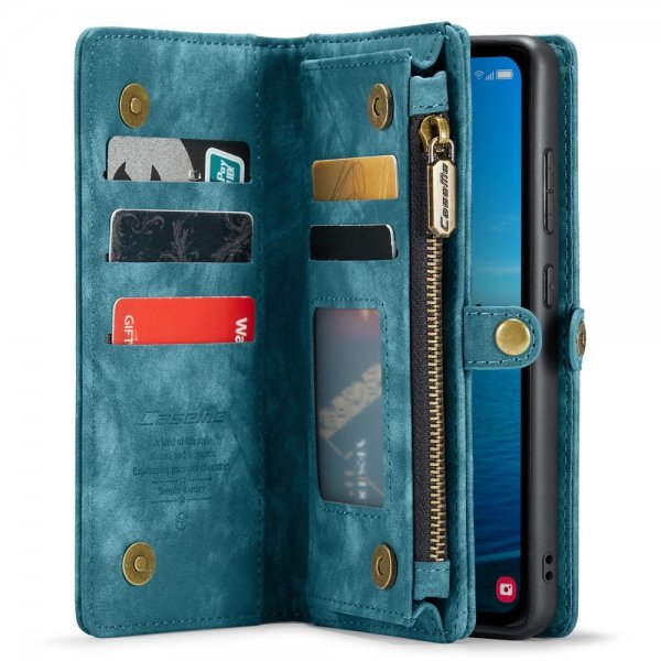 CaseMe Samsung Galaxy A35 -kotelo, 008 Series, irrotettava kuori, sininen