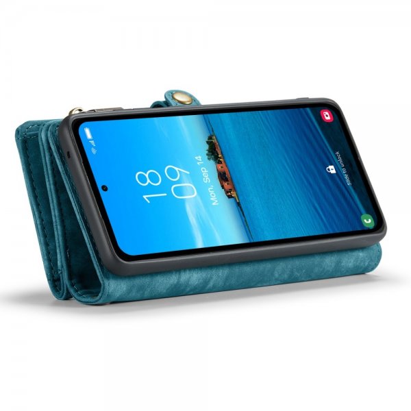CaseMe Samsung Galaxy A35 -kotelo, 008 Series, irrotettava kuori, sininen