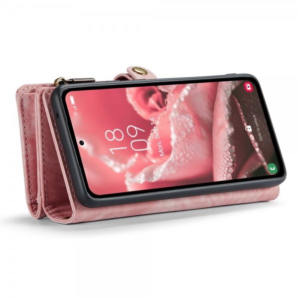 CaseMe Samsung Galaxy A35 -kotelo 008 Series, irrotettava kuori, vaaleanpunainen