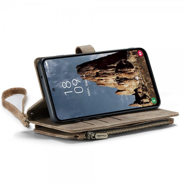 CaseMe Samsung Galaxy A35 suojakuori C30-sarja, ruskea