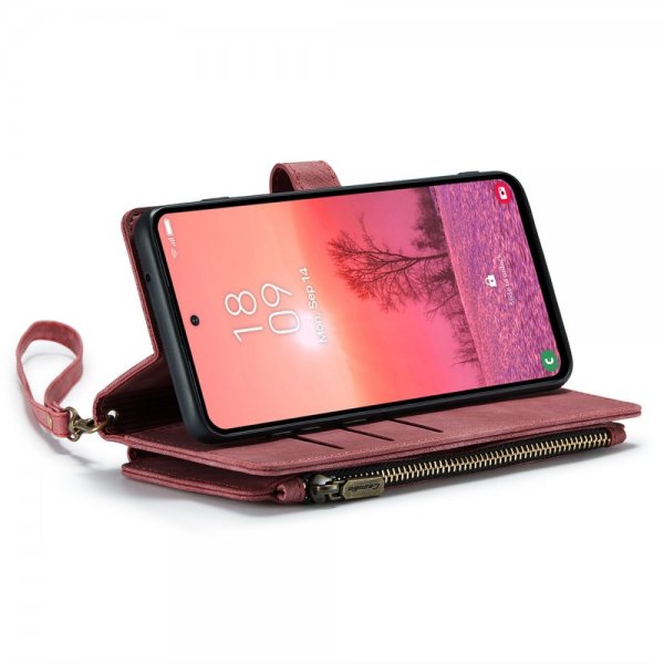 CaseMe Samsung Galaxy A35 -suojakotelo, C30-sarja, punainen